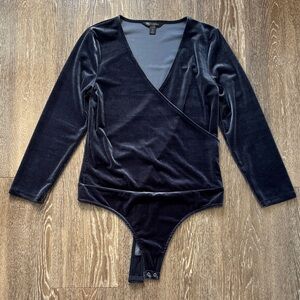 Banana Republic Midnight Velvet Bodysuit